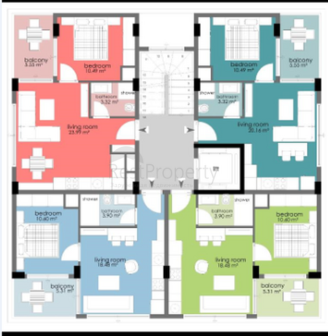 Квартиры планировки 1+1 и 2+1 в новом комплексе