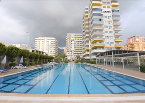 Дуплекс планировки 2+1 с прямым видом на море