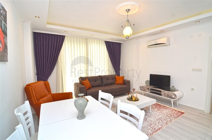 Двухкомнатная квартира с мебелью в Махмутларе