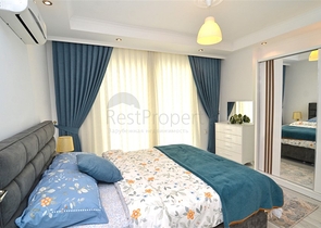 Двухкомнатная квартира с мебелью в Махмутларе