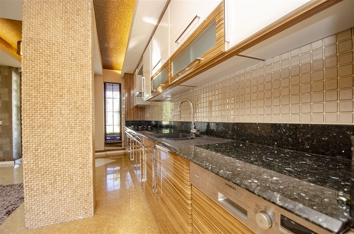 Отдельностоящая вилла 3+1 с мебелью в Асланбуджаке Кемере