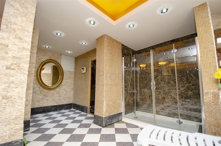 Отдельностоящая вилла 3+1 с мебелью в Асланбуджаке Кемере