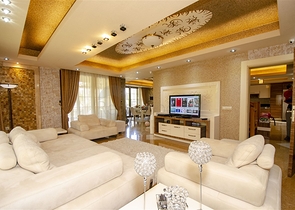 Отдельностоящая вилла 3+1 с мебелью в Асланбуджаке Кемере