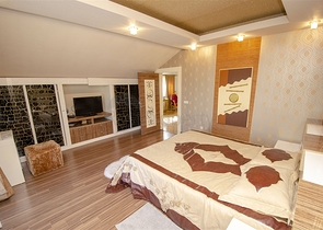 Отдельностоящая вилла 3+1 с мебелью в Асланбуджаке Кемере