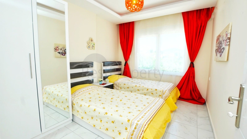 Трехкомнатные квартиры с мебелью в Махмутларе