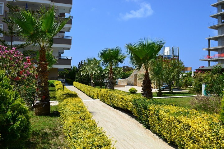 Меблированная квартира с двумя спальнями в Махмутларе 