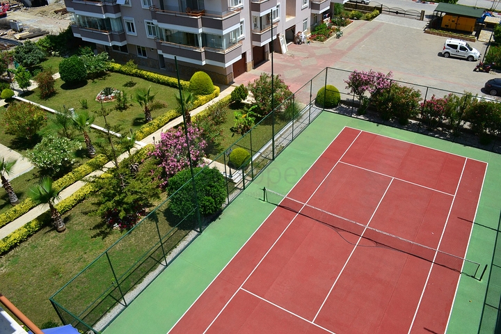 Меблированная квартира с двумя спальнями в Махмутларе 