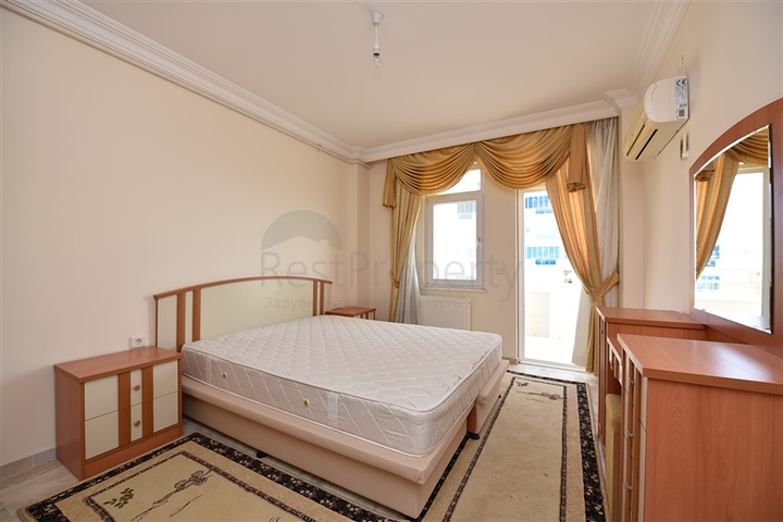 Меблированная квартира с двумя спальнями в Махмутларе 