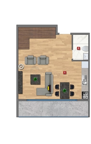Новый комплекс в перспективном районе Алании