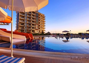 Квартира студия в благоустроенном комплексе Авсаллара