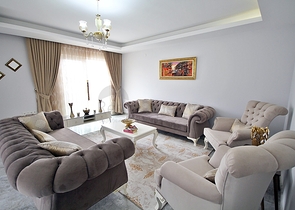 Трехкомнатная квартира с мебелью в Махмутларе