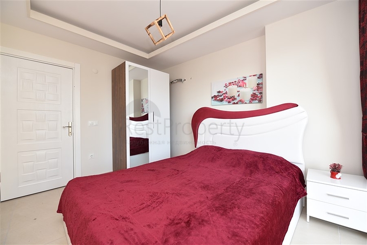 Двухкомнатная квартира с мебелью в Махмутларе 