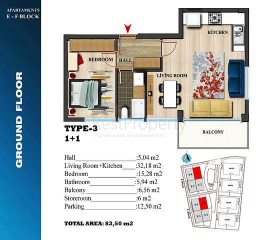 Инвестиционный проект в Ларе, квартиры и виллы с рассрочку 
