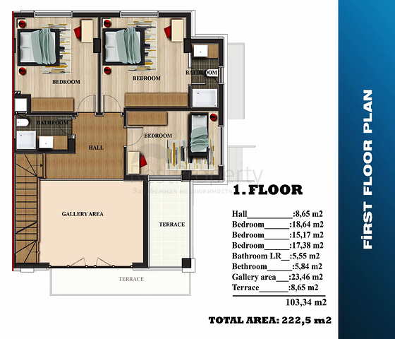 Инвестиционный проект в Ларе, квартиры и виллы с рассрочку 