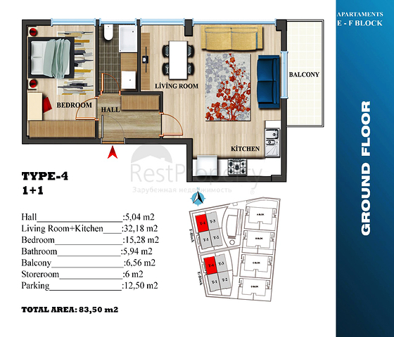 Инвестиционный проект в Ларе, квартиры и виллы с рассрочку 