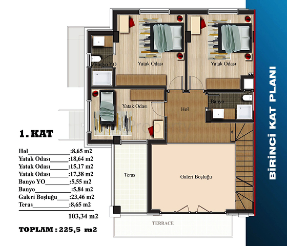 Инвестиционный проект в Ларе, квартиры и виллы с рассрочку 