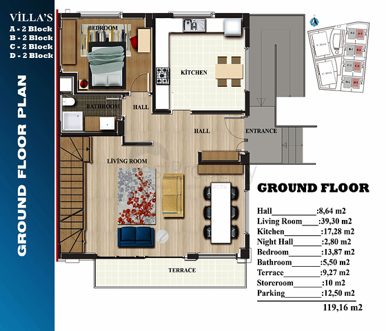 Инвестиционный проект в Ларе, квартиры и виллы с рассрочку 