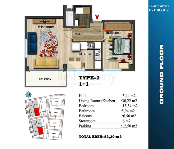 Инвестиционный проект в Ларе, квартиры и виллы с рассрочку 