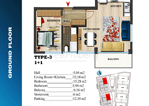 Инвестиционный проект в Ларе, квартиры и виллы с рассрочку 