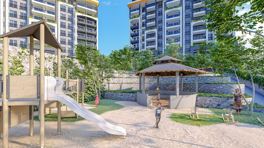 Новый жилой комплекс в районе Авсаллар