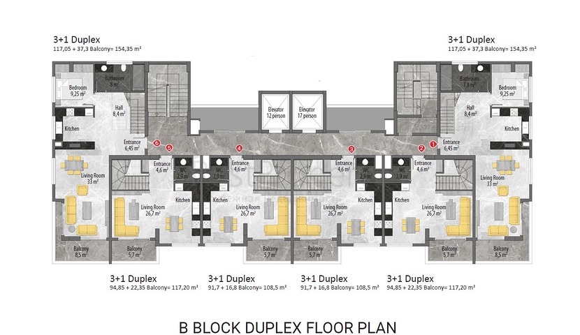 Новый жилой комплекс в районе Авсаллар