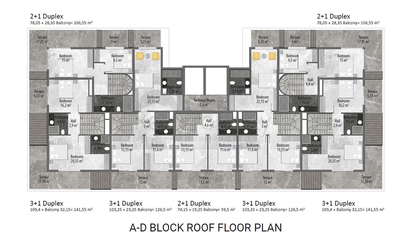 Новый жилой комплекс в районе Авсаллар