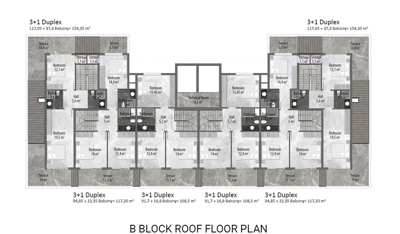 Новый жилой комплекс в районе Авсаллар