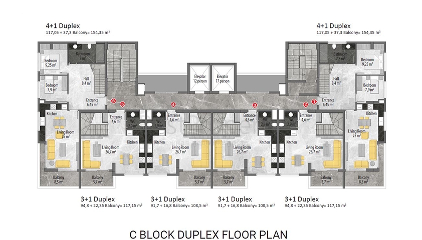 Новый жилой комплекс в районе Авсаллар