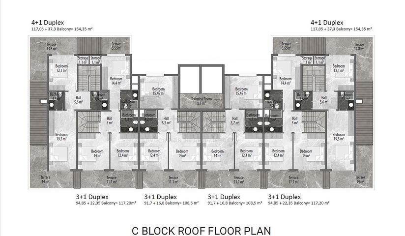 Новый жилой комплекс в районе Авсаллар