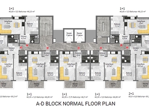 Новый жилой комплекс в районе Авсаллар