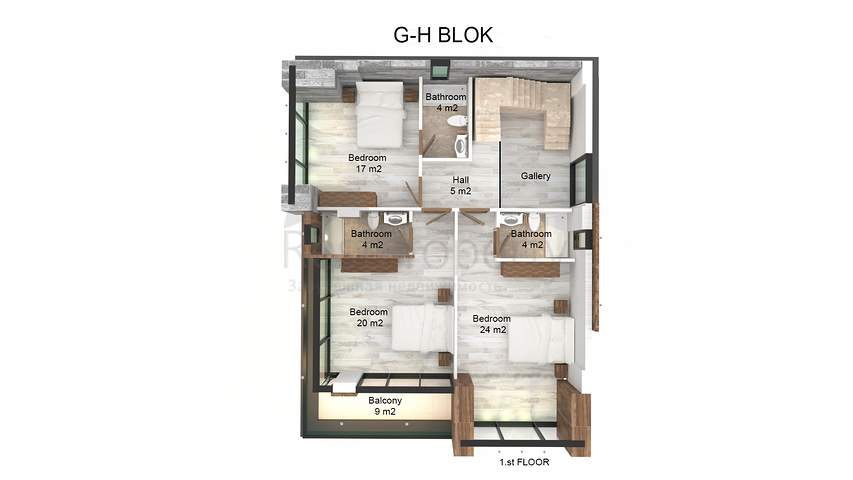 Новый комплекс вилл в Каргыджаке