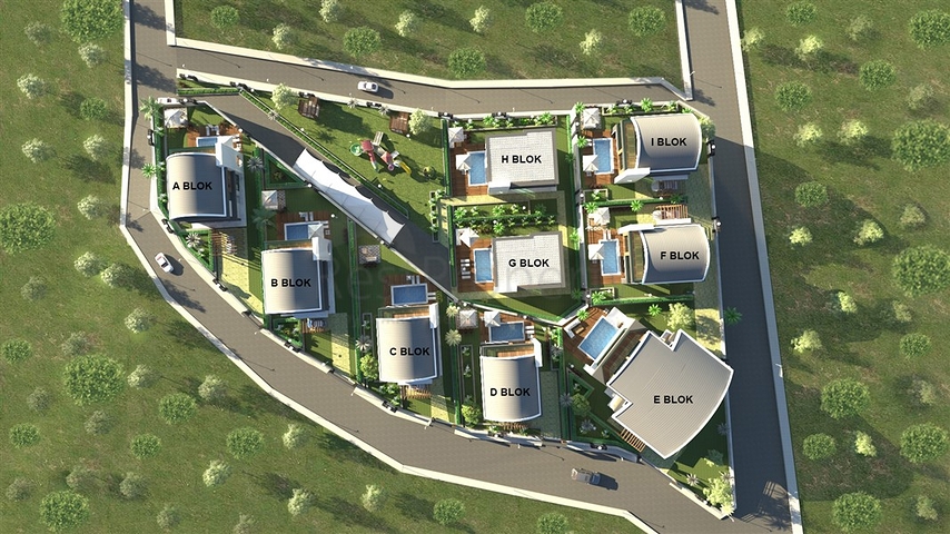 Новый комплекс вилл в Каргыджаке