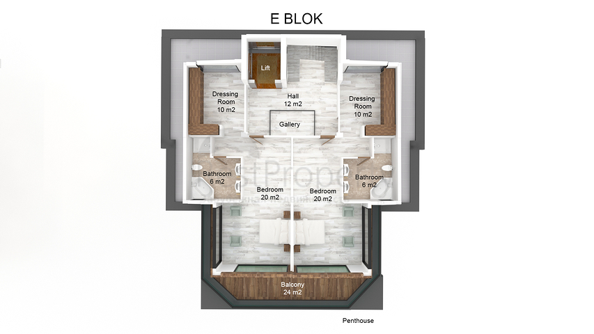 Новый комплекс вилл в Каргыджаке