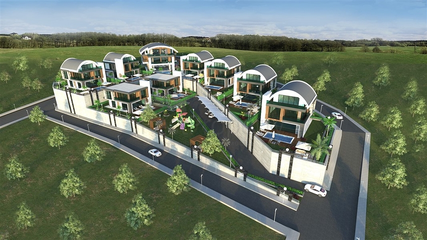 Новый комплекс вилл в Каргыджаке