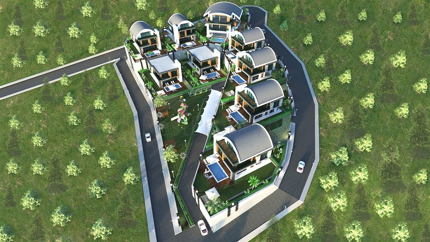 Новый комплекс вилл в Каргыджаке