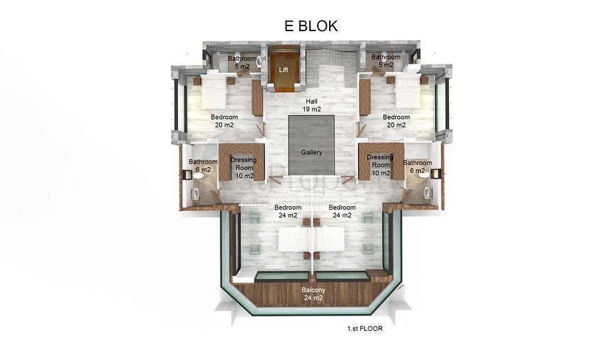 Новый комплекс вилл в Каргыджаке