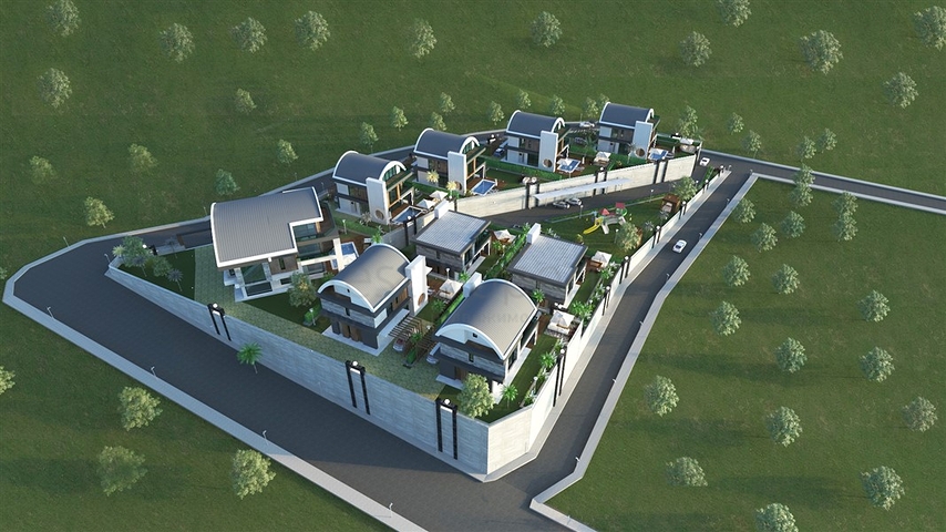 Новый комплекс вилл в Каргыджаке