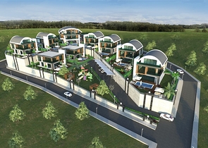 Новый комплекс вилл в Каргыджаке