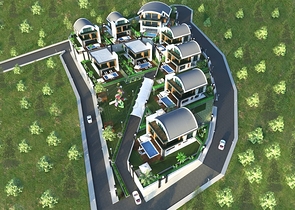 Новый комплекс вилл в Каргыджаке