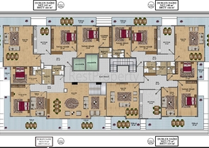 Квартиры и пентхаусы в новом комплексе Махмутлара