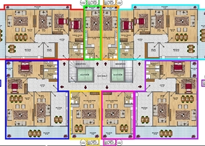 Квартиры и пентхаусы в новом комплексе Махмутлара