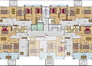 Квартиры и пентхаусы в новом комплексе Махмутлара