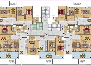 Квартиры и пентхаусы в новом комплексе Махмутлара