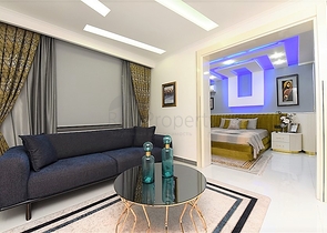 Квартира планировка 3+1 с видом на порт в центре Алании