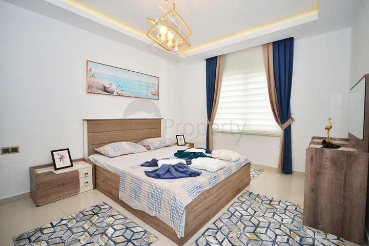 Двухкомнатная квартира в благоустроенном комплексе Махмутлара