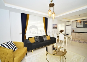 Двухкомнатная квартира в благоустроенном комплексе Махмутлара