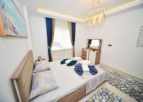 Двухкомнатная квартира в благоустроенном комплексе Махмутлара