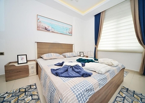 Двухкомнатная квартира в благоустроенном комплексе Махмутлара