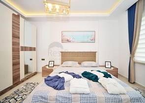 Двухкомнатная квартира в благоустроенном комплексе Махмутлара