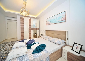 Двухкомнатная квартира в благоустроенном комплексе Махмутлара